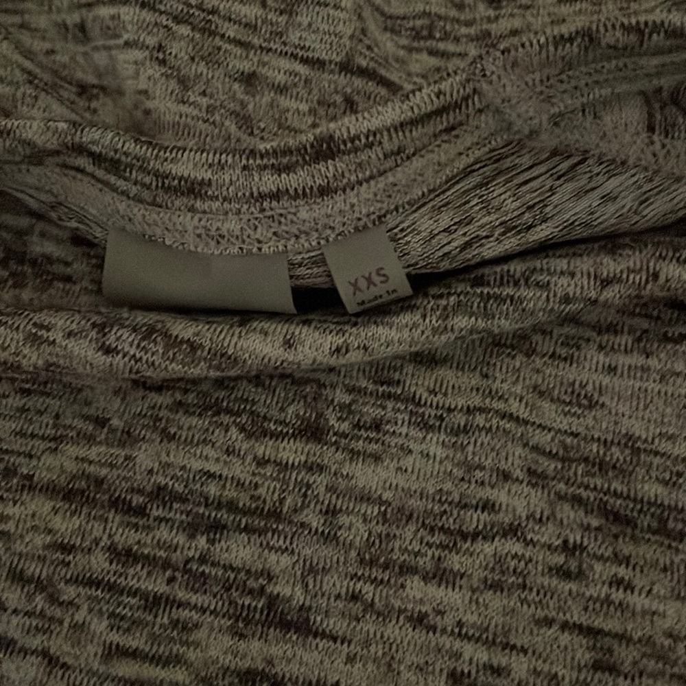 Grey heather high low soft sweatshirt. Barely worn